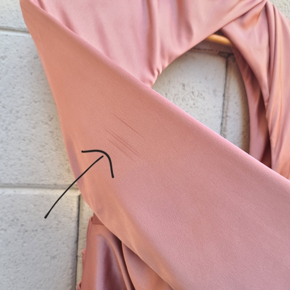 House of CB | Toira Satin Corset Minidress in Rose Size Large - Picture 7 of 16